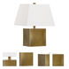Chelsea House 20 inch 100.00 watt Antique Brass Table Lamp Portable Light