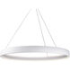 Halo LED 52 inch White Pendant Ceiling Light