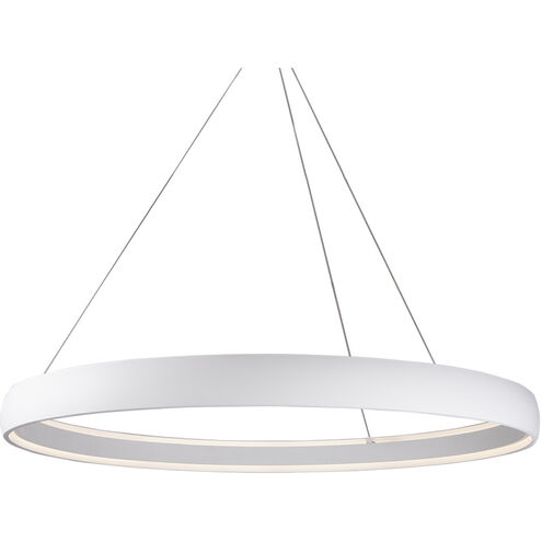 Halo LED 52 inch White Pendant Ceiling Light
