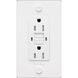 1G Duplex 125 White Outlet, GFCI