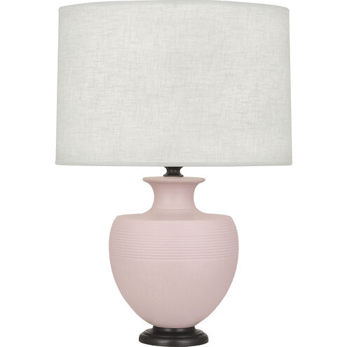 Michael Berman Atlas 25.25 inch 150.00 watt Matte Woodrose Table Lamp Portable Light in Deep Patina Bronze