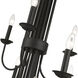 Estate 21 Light 42 inch Black Extra Large Chandelier Ceiling Light, Extra Large