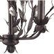 Edmonde 3 Light 16 inch Deep Rust Chandelier Ceiling Light