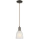 Arcadia Brookfield 1 Light 5.75 inch Oil Rubbed Bronze Mini Pendant Ceiling Light