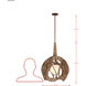 Swaylo 1 Light 20 inch Hammered Ore Pendant Ceiling Light