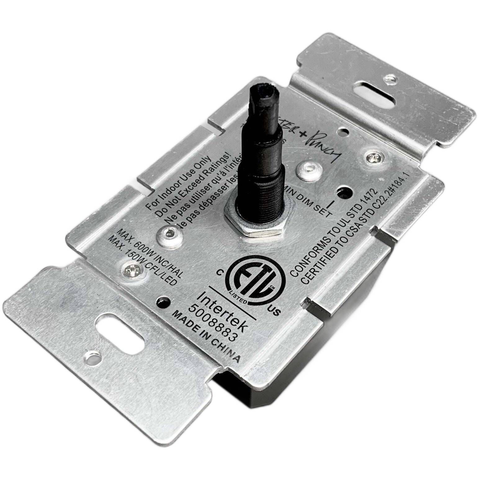 Dimmer 100-120 Black Module, Incandescent