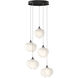 Ume 5 Light 16.6 inch Ink Pendant Ceiling Light