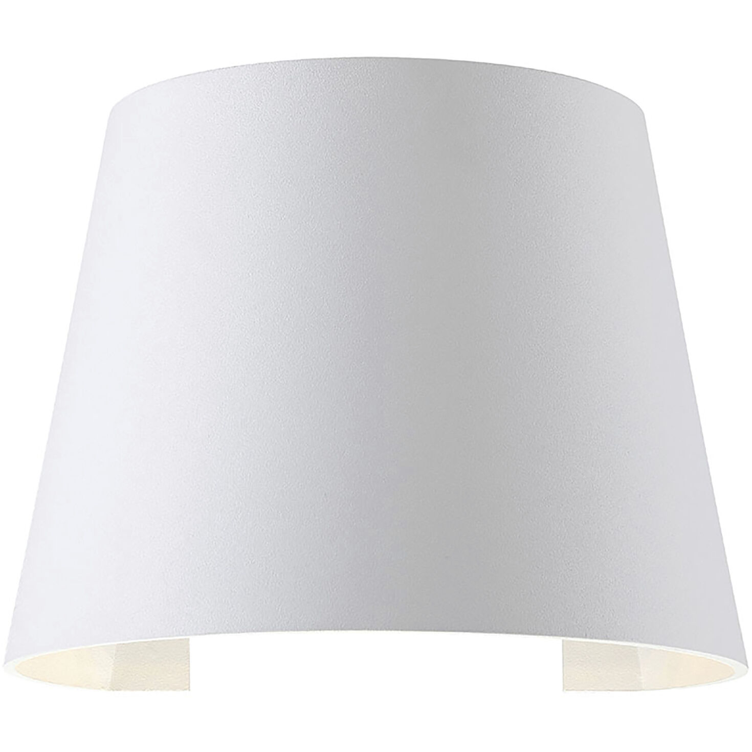 Cone LED 6 inch White Outdoor Wall Sconce