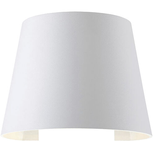 Cone LED 6 inch White Outdoor Wall Sconce