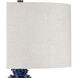 Undersea 31 inch 150 watt Dark Blue Reactive Table Lamp Portable Light