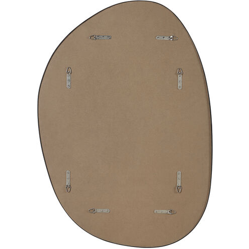 Bozeman 42 X 30 inch Clear and Matte Black Wall Mirror