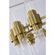 Canada 24 Light 31.5 inch Satin Brass Chandelier Ceiling Light