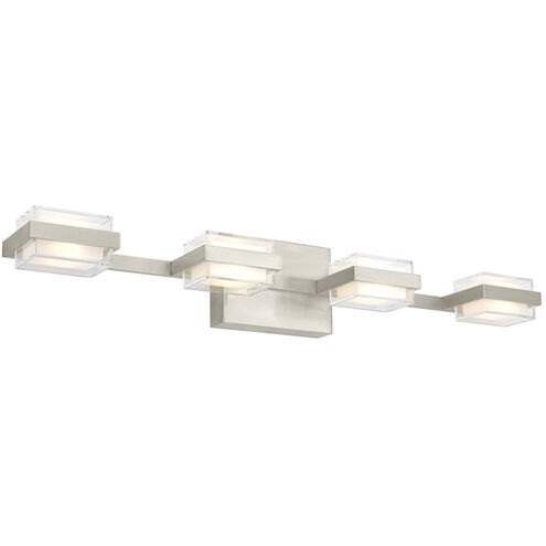 Sean Lavin Kamden LED 31.4 inch Satin Nickel Bath Light Wall Light in LED 90 CRI 3000K, Integrated LED