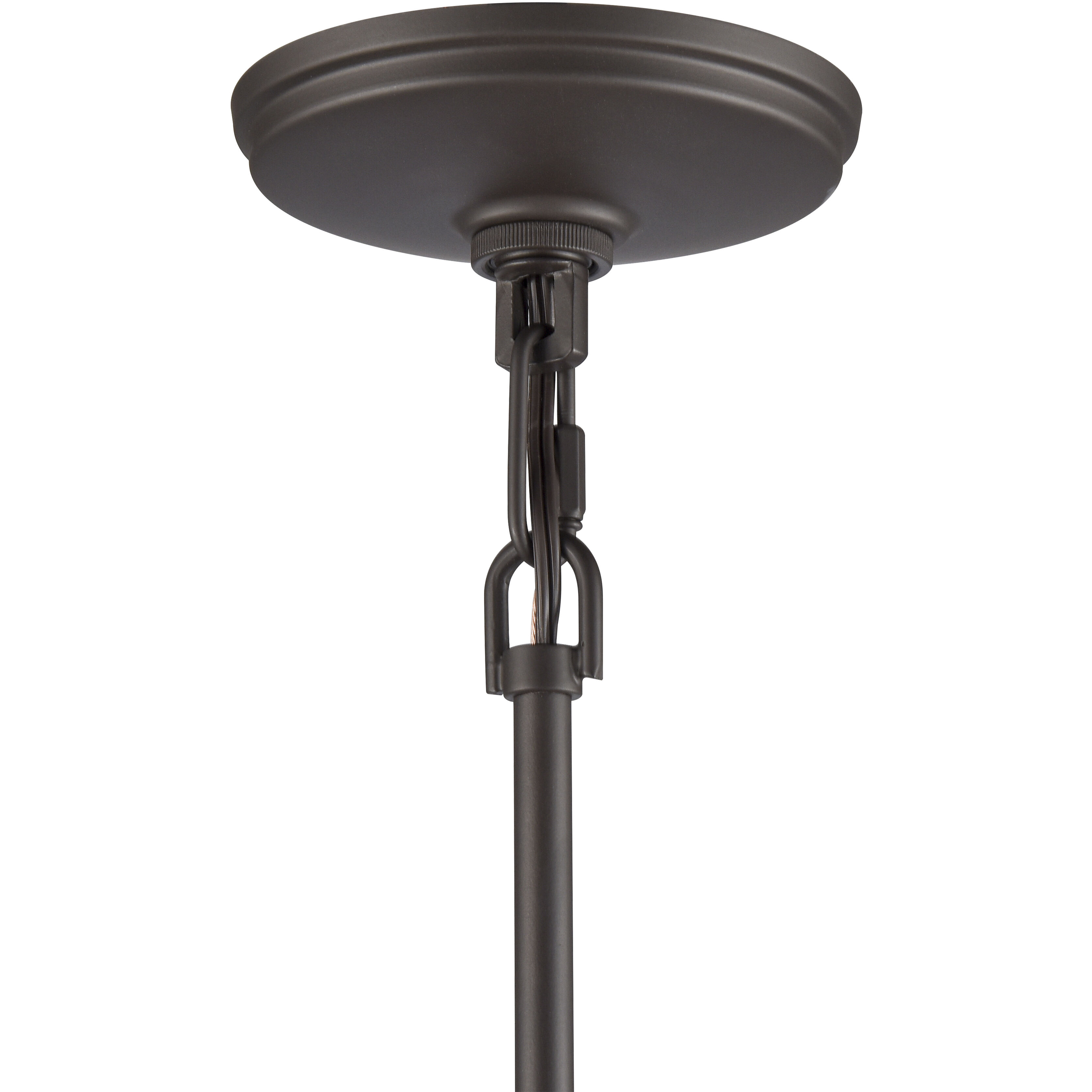 Davenport 3 Light 17 inch Aged Zinc Pendant Ceiling Light