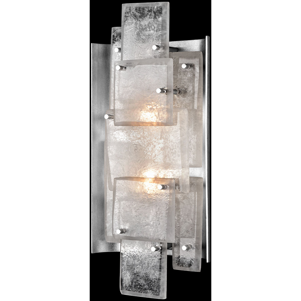 Lunea 2 Light 8.5 inch Silver ADA Sconce Wall Light