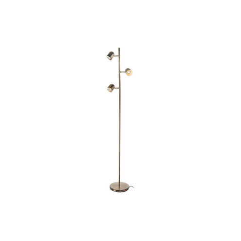 Tiara 63 inch 5.00 watt Antique Brass Floor Lamp Portable Light