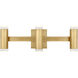 Sean Lavin Dobson II LED Natural Brass Bath Light Wall Light, Integrated LED