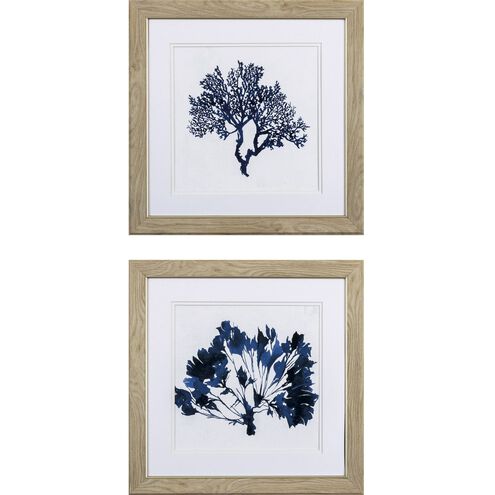 Waterside Collection Blue Framed Art