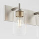 Fallstaff 4 Light 31.5 inch Satin Nickel Vanity Light Wall Light