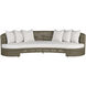 Helene Pearl and Greige Outdoor Sofa