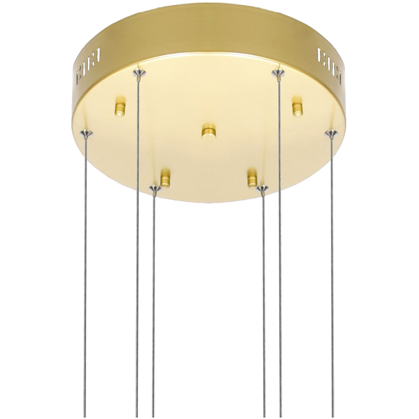 Millipede LED 32 inch Satin Gold Chandelier Ceiling Light