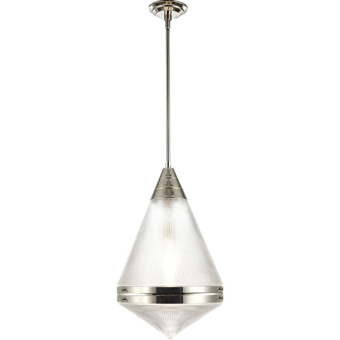 Hargreaves 1 Light 13.5 inch Polished Nickel Single Pendant Ceiling Light