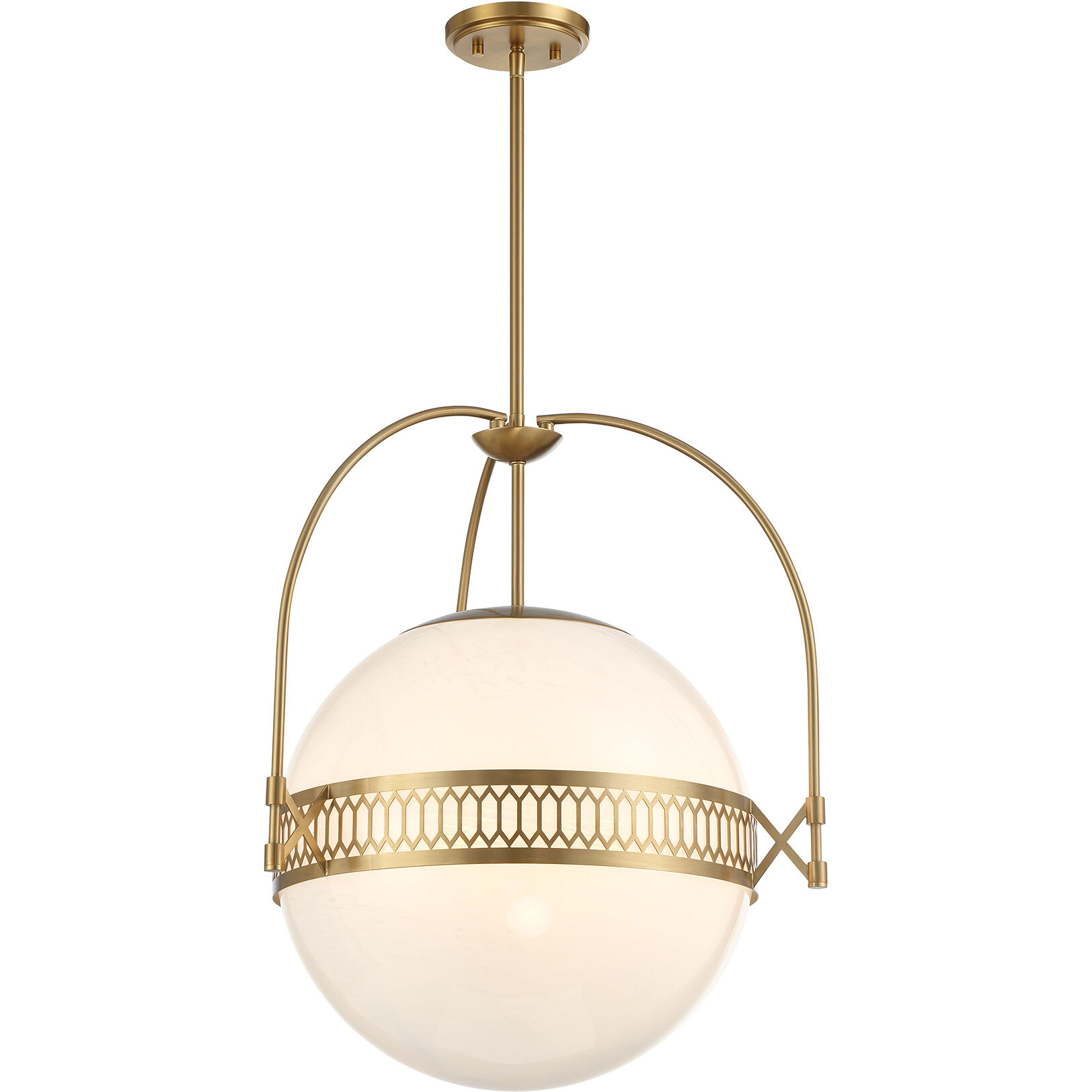 Thornhill 3 Light 20 inch Warm Brass Pendant Ceiling Light