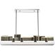 Original Glacier Avenue LED 8 inch Polished Nickel Chandelier Ceiling Light