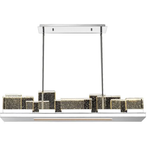 Original Glacier Avenue LED 8 inch Polished Nickel Chandelier Ceiling Light