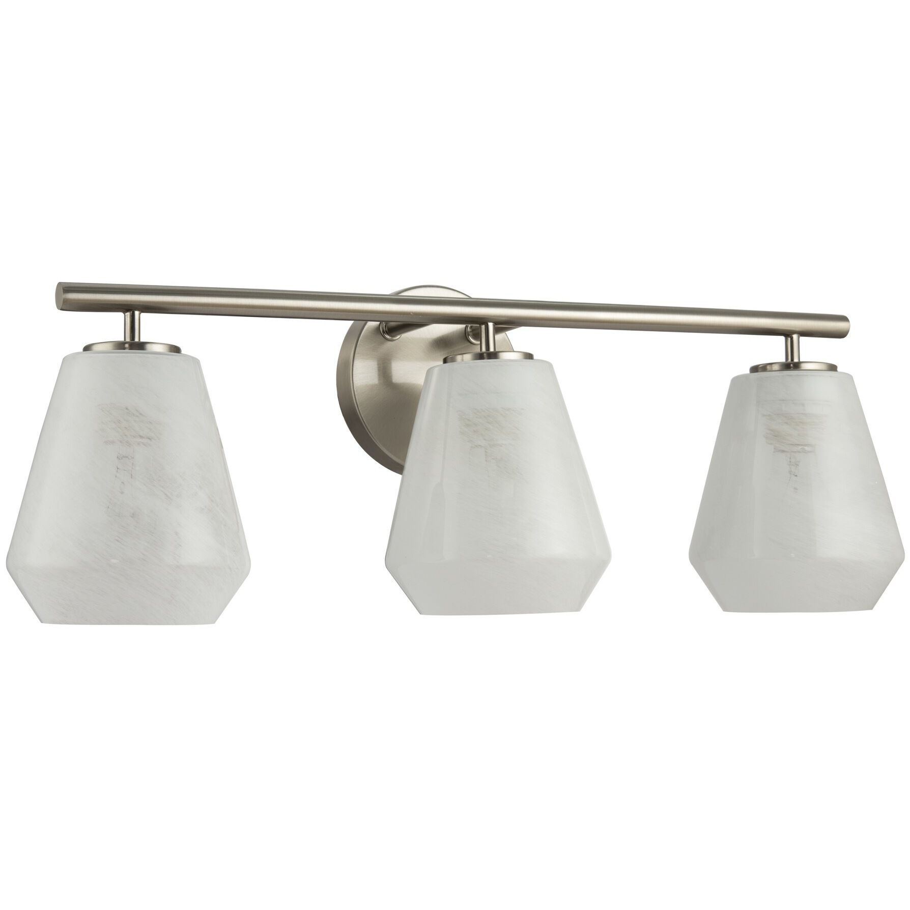 Brooke 3 Light 22.5 inch Brushed Nickel Bathroom Vanity Wall Light