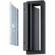 Jubilee LED 12.25 inch Matte Black Exterior Wall Sconce
