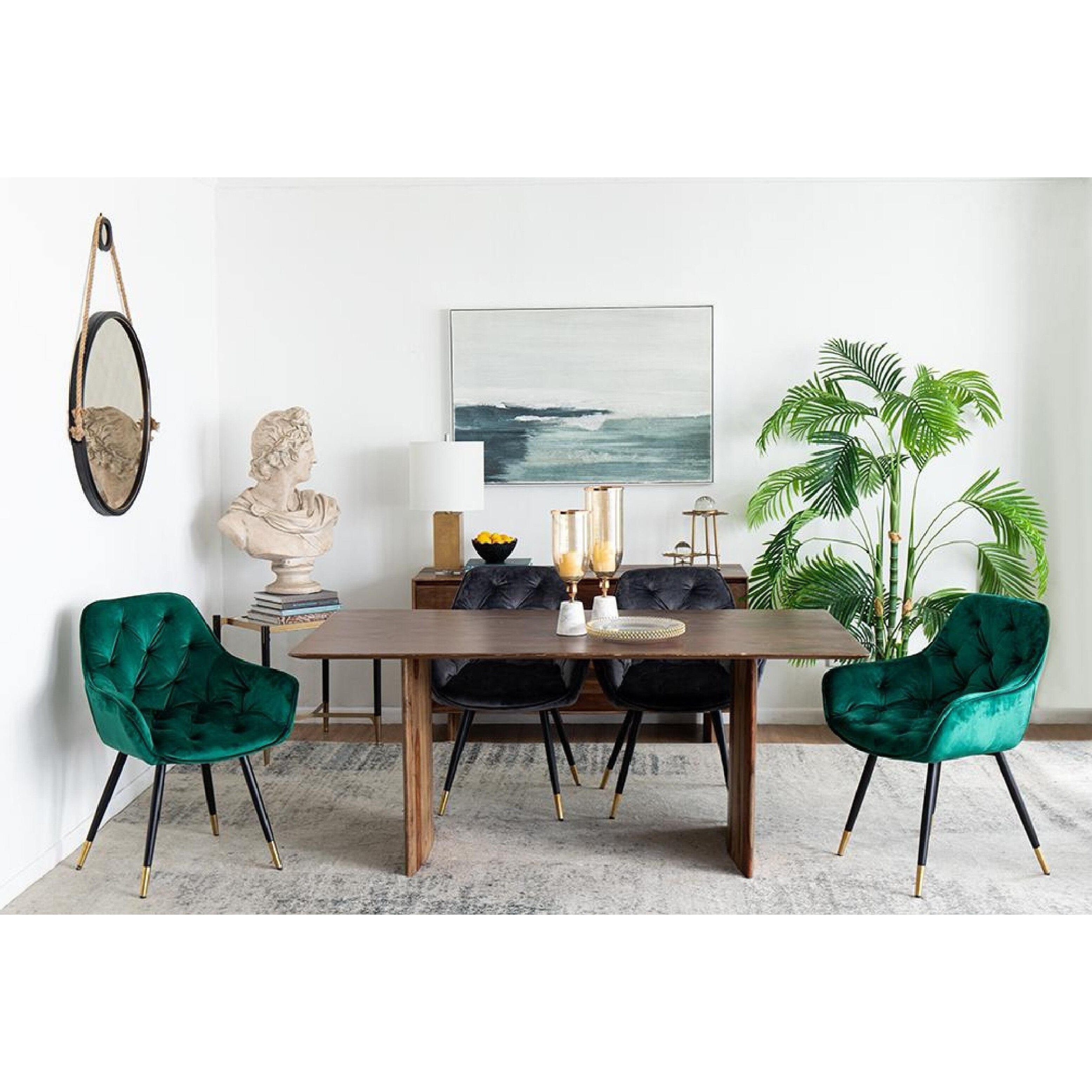 Abstract Blue/White Wall Art