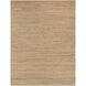 Grasshopper 132 X 96 inch Neutral and Orange Area Rug, Jute