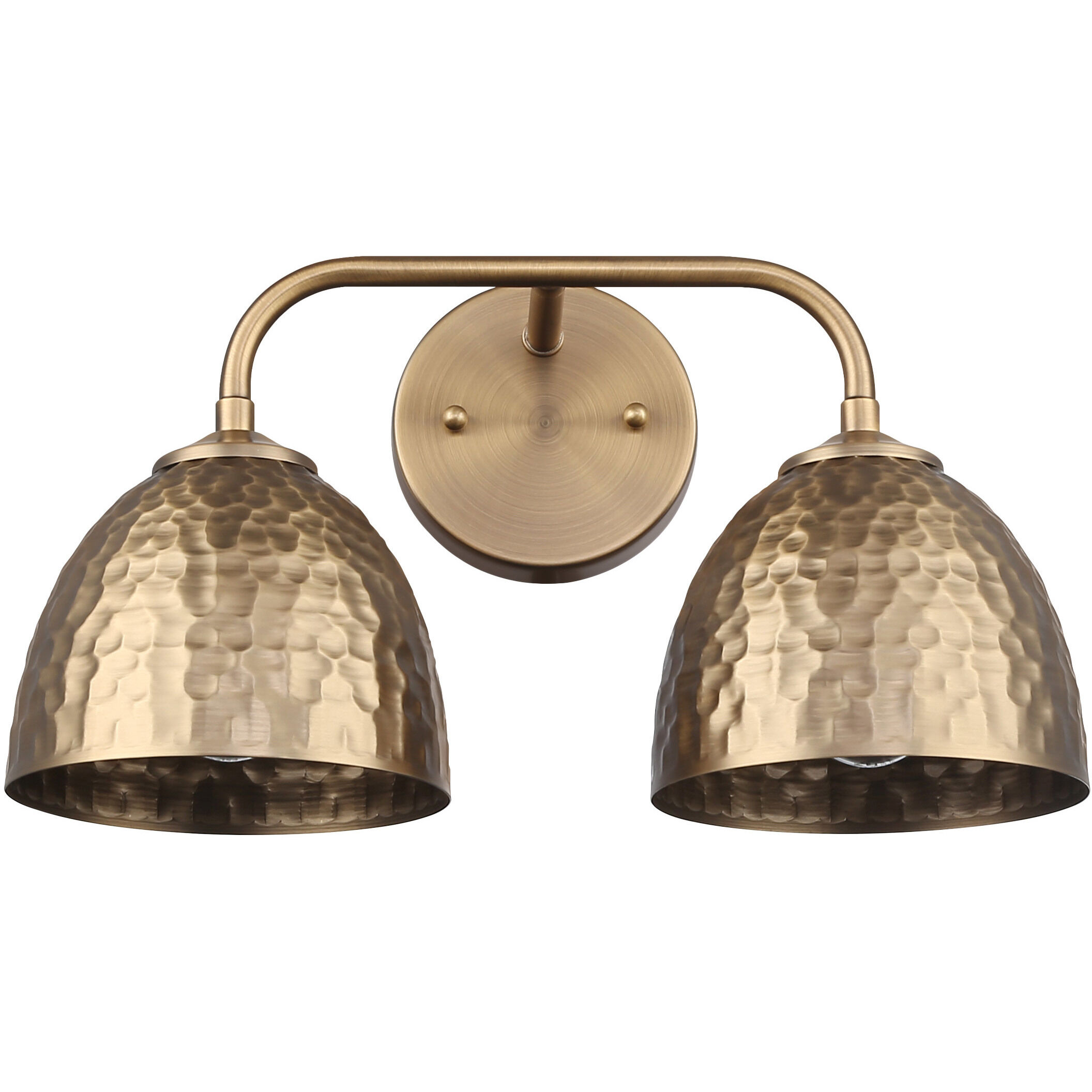 Shepard Vanity Wall Light in Modern Brass