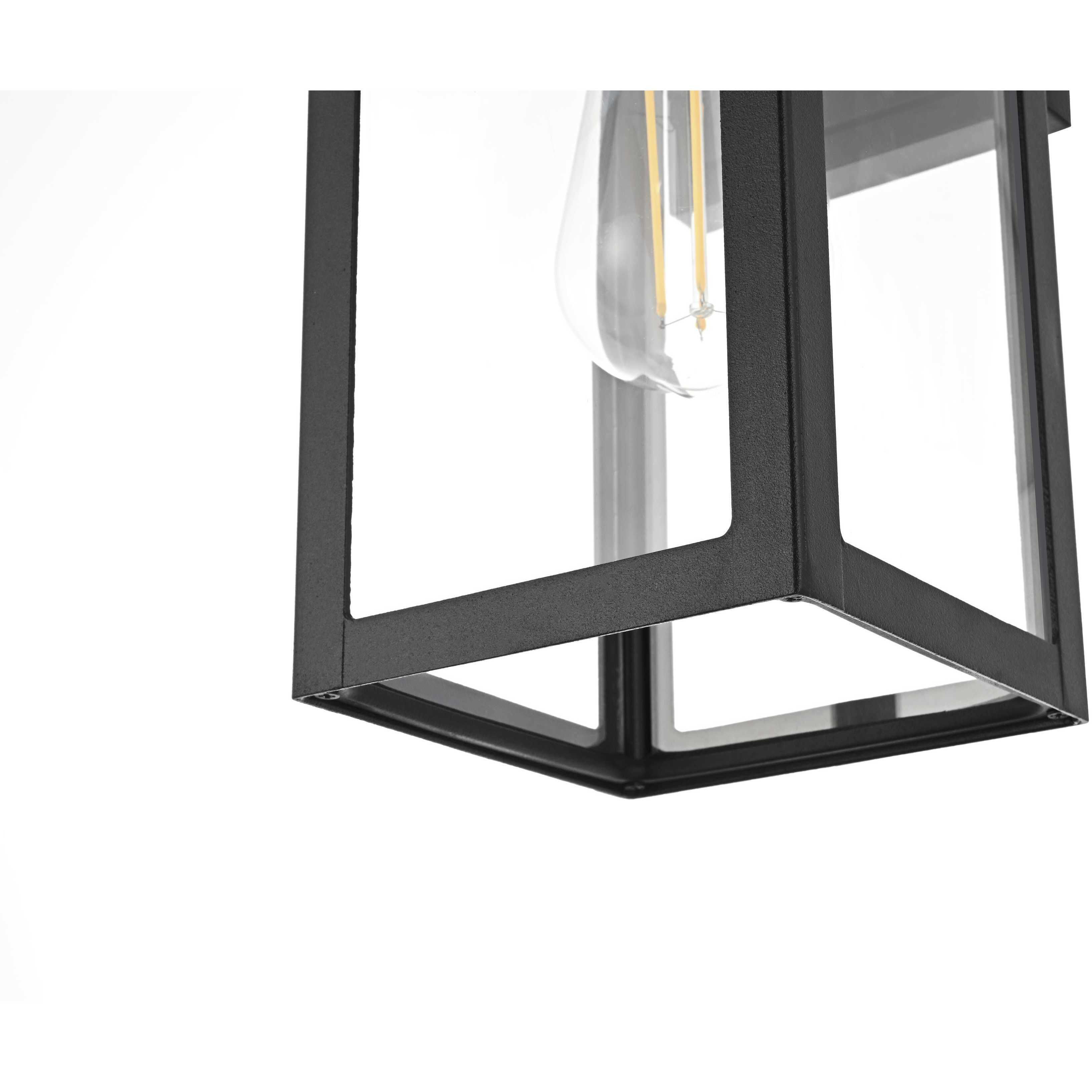 Veda 1 Light 13 inch Black Outdoor Wall Sconce