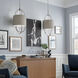 Jolana LED 16 inch Polished Nickel Pendant Ceiling Light