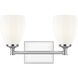 Oren 2 Light 16 inch Chrome Bath Vanity Light Wall Light