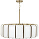 Marcell LED 26.5 inch Aged Brass Pendant Ceiling Light
