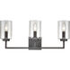 West End 3 Light 23 inch Oil Rubbed Bronze Vanity Light Wall Light