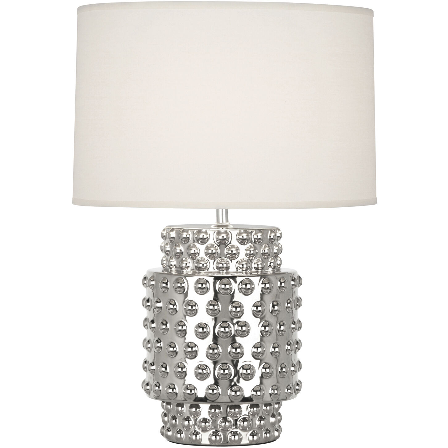 Small Dolly 21.38 inch 150.00 watt Nickel Metallic Accent Lamp Portable Light in Fondine