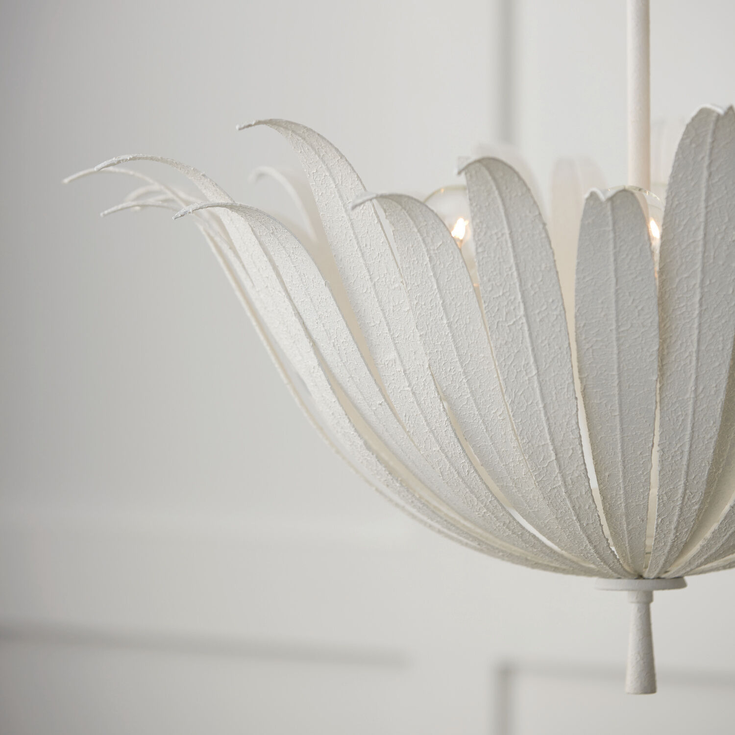 Eden 4 Light 24 inch Textured White Pendant Ceiling Light