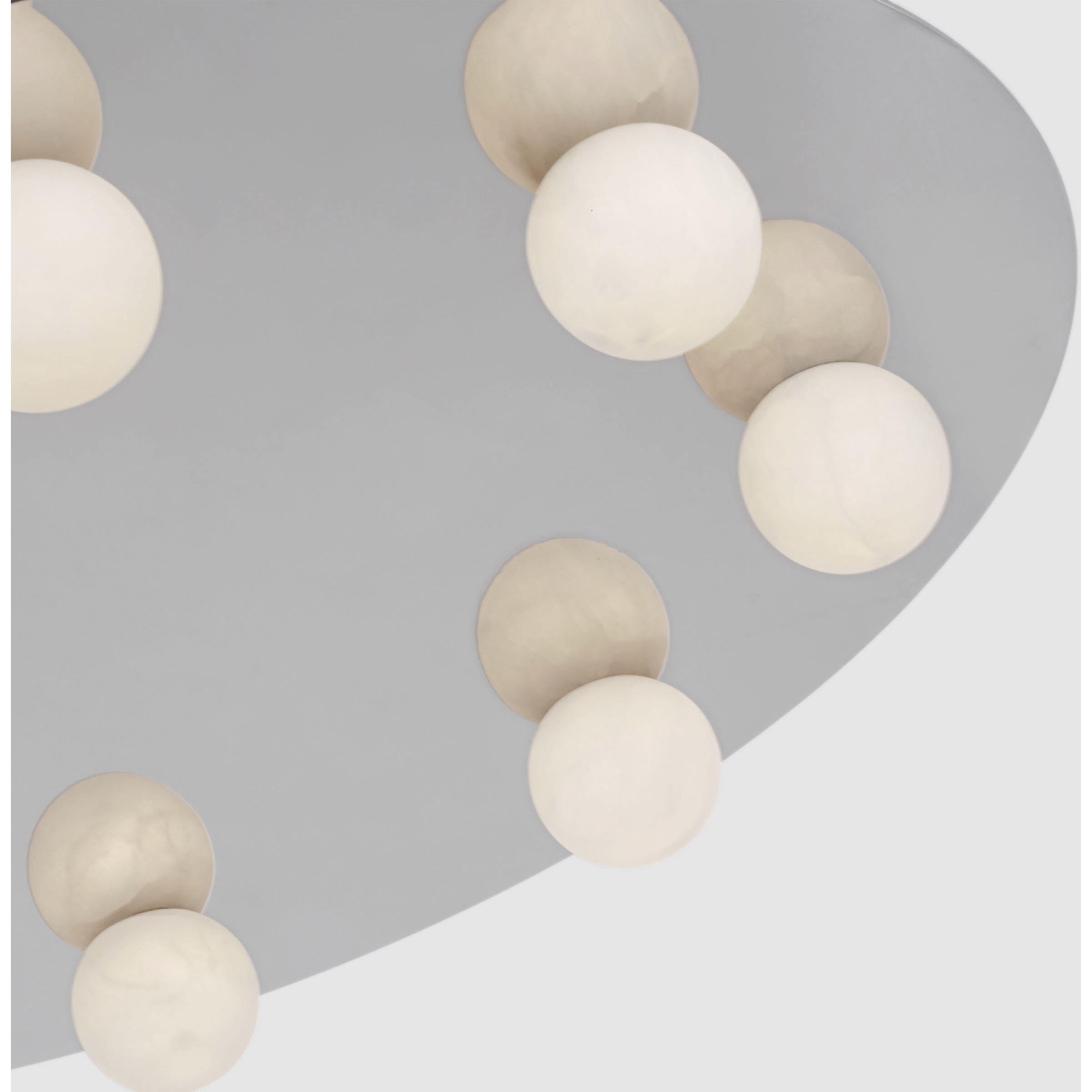 Kelly Wearstler Pertica LED 30 inch Polished Nickel Flush Mount Ceiling Light