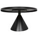 Cone 58.5 X 58.5 inch Matte Black Dining Table