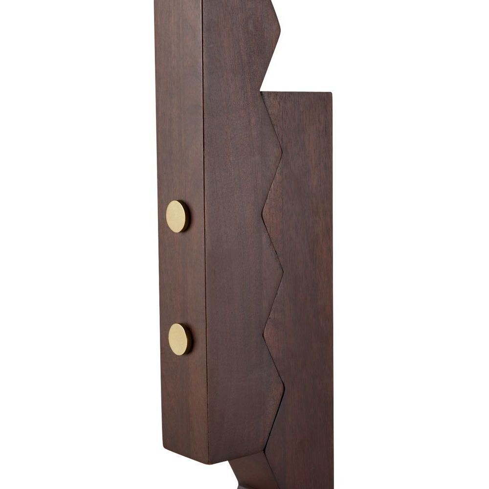 Elvis 150.00 watt Dark Walnut Floor Lamp Portable Light