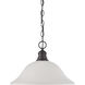 Brentwood 1 Light 16 inch Mahogany Bronze Pendant Ceiling Light