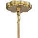 Savoie 9 Light 43 inch Contemporary Gold Leaf Chandelier Ceiling Light, Suzanne Duin Collection