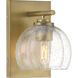 Glint 1 Light 6 inch Legacy Brass Vanity Light Wall Light