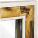 Juba 36 X 24 inch Horn with Polished Nickel and Mirror Wall Mirror