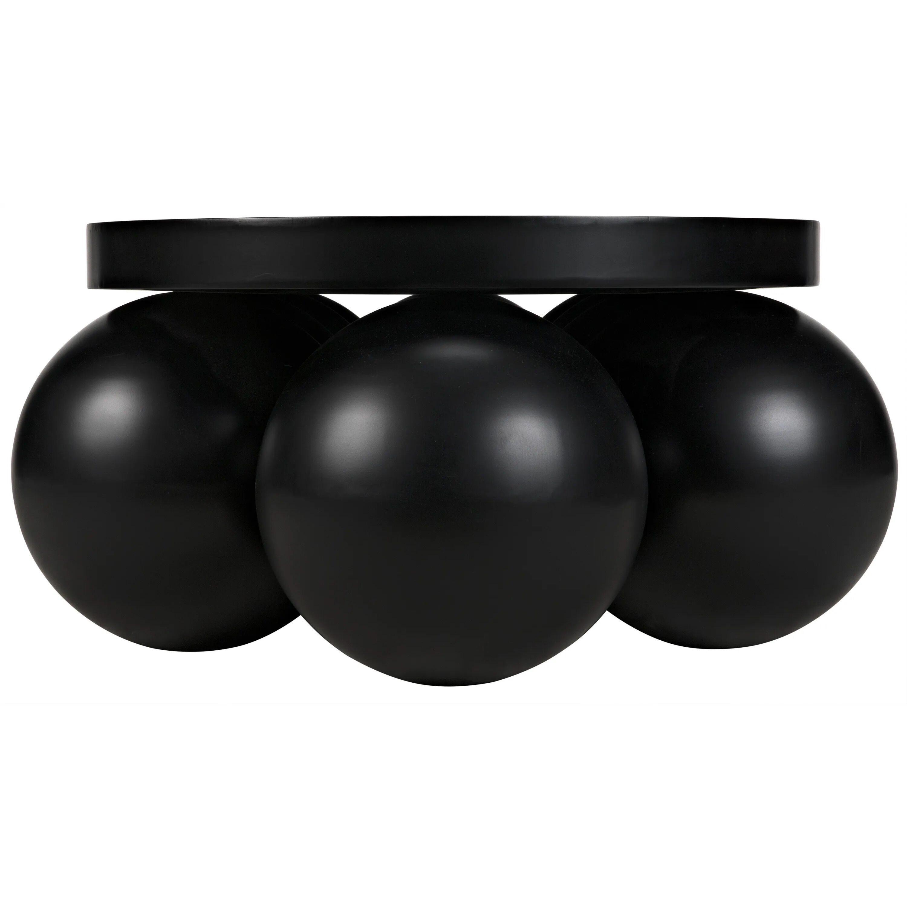 Lambreta 74 X 34 inch Matte Black Coffee Table