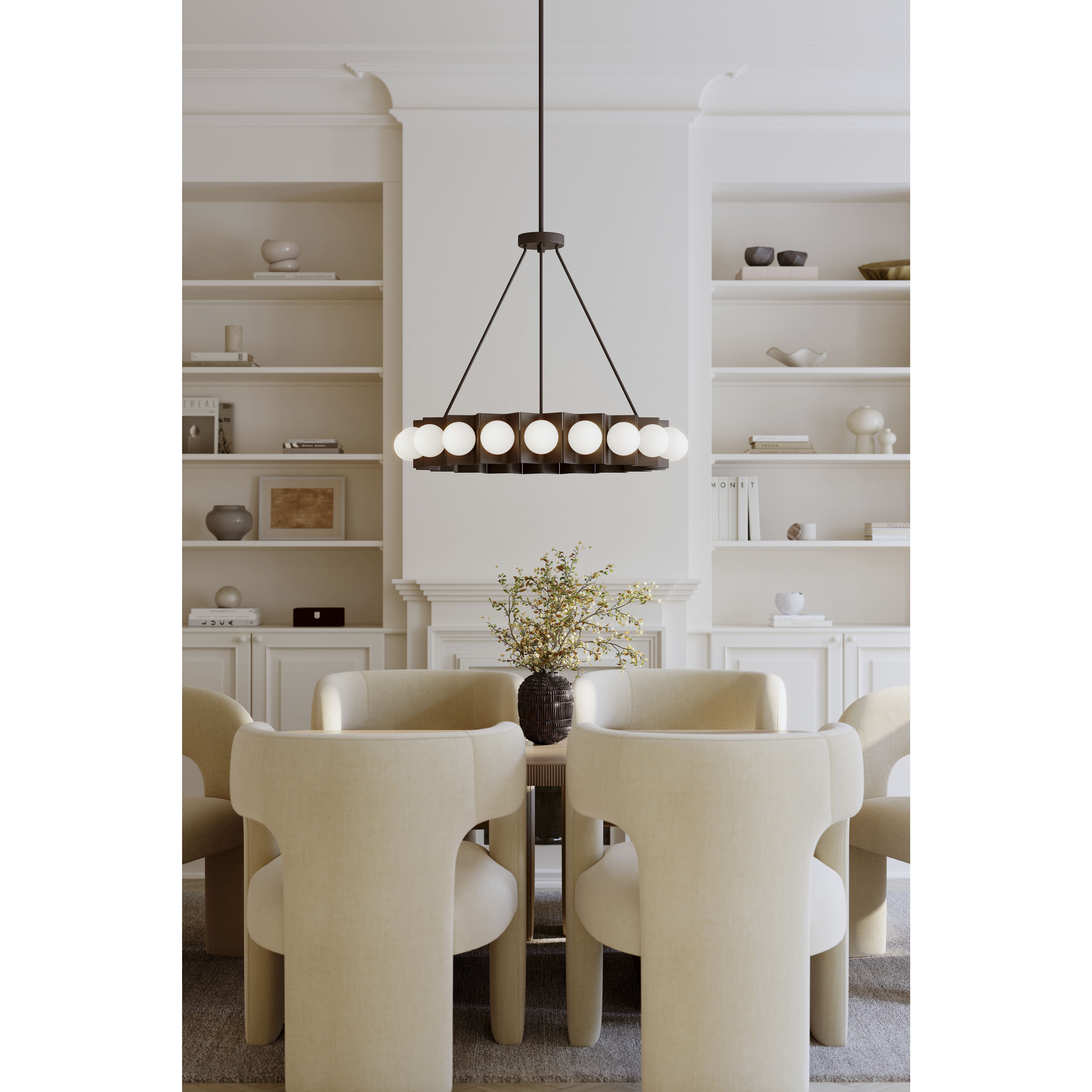 Vestra LED 37.5 inch Dark Bronze Pendant Ceiling Light